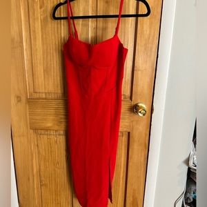 Beautiful, red corset dress